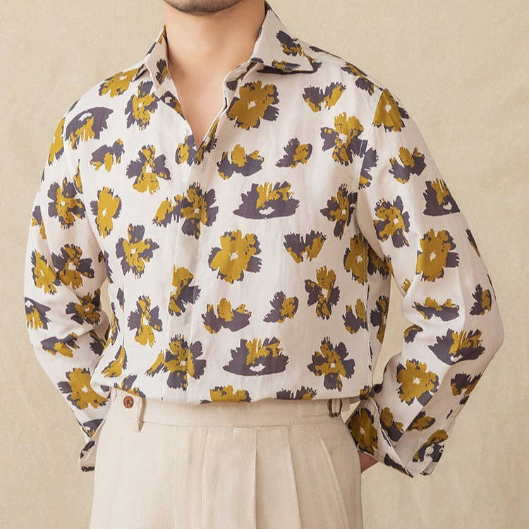 Spring And Summer Thin Draping Breathable Long Sleeves Shirt