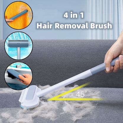 4 In 1 Multifunctional Hair Removal Brush | Pet Dog Cat Hair Cleaner Brush | Cat Hair Remover Window Screen Cleaning Tool Gadgets