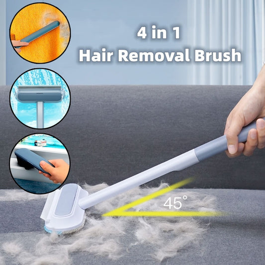 4 In 1 Multifunctional Hair Removal Brush | Pet Dog Cat Hair Cleaner Brush | Cat Hair Remover Window Screen Cleaning Tool Gadgets
