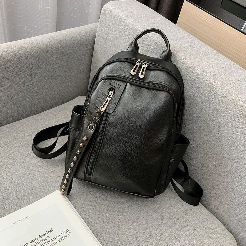 Ladies Soft Leather Backpack