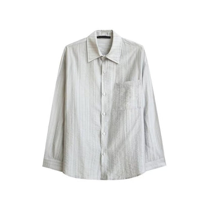 Thin Long Sleeves Shirt Sun Protection Top Breathable And Loose