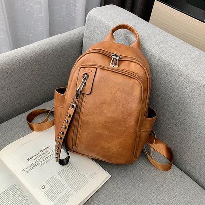 Ladies Soft Leather Backpack
