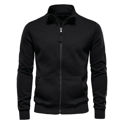 All-matching Men's Sports Contrast Color Casual Cardigan