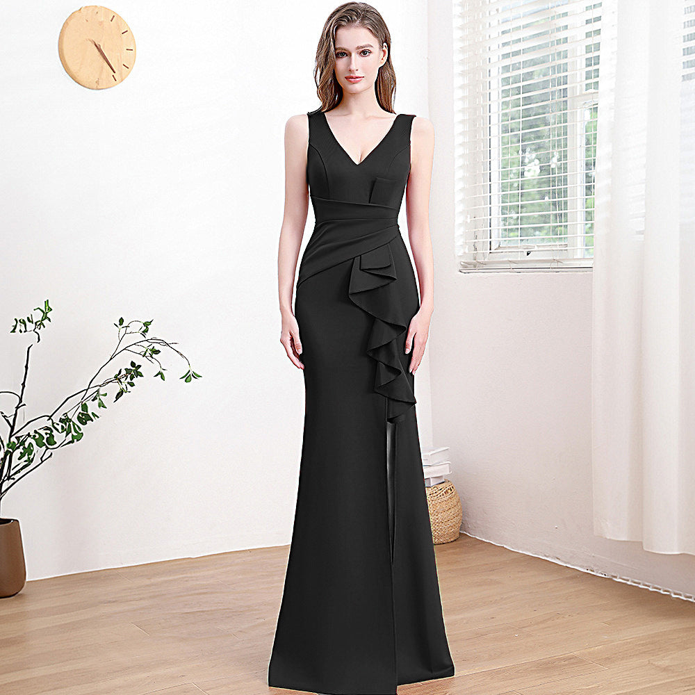 Evening Gown For Women High-end Elegant Simple And Light Luxury