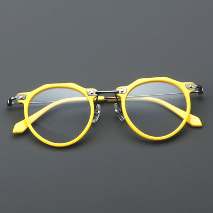 New Glasses 5812 Retro Glasses Rim Metal Optical Glasses