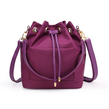 Nylon diagonal handbag