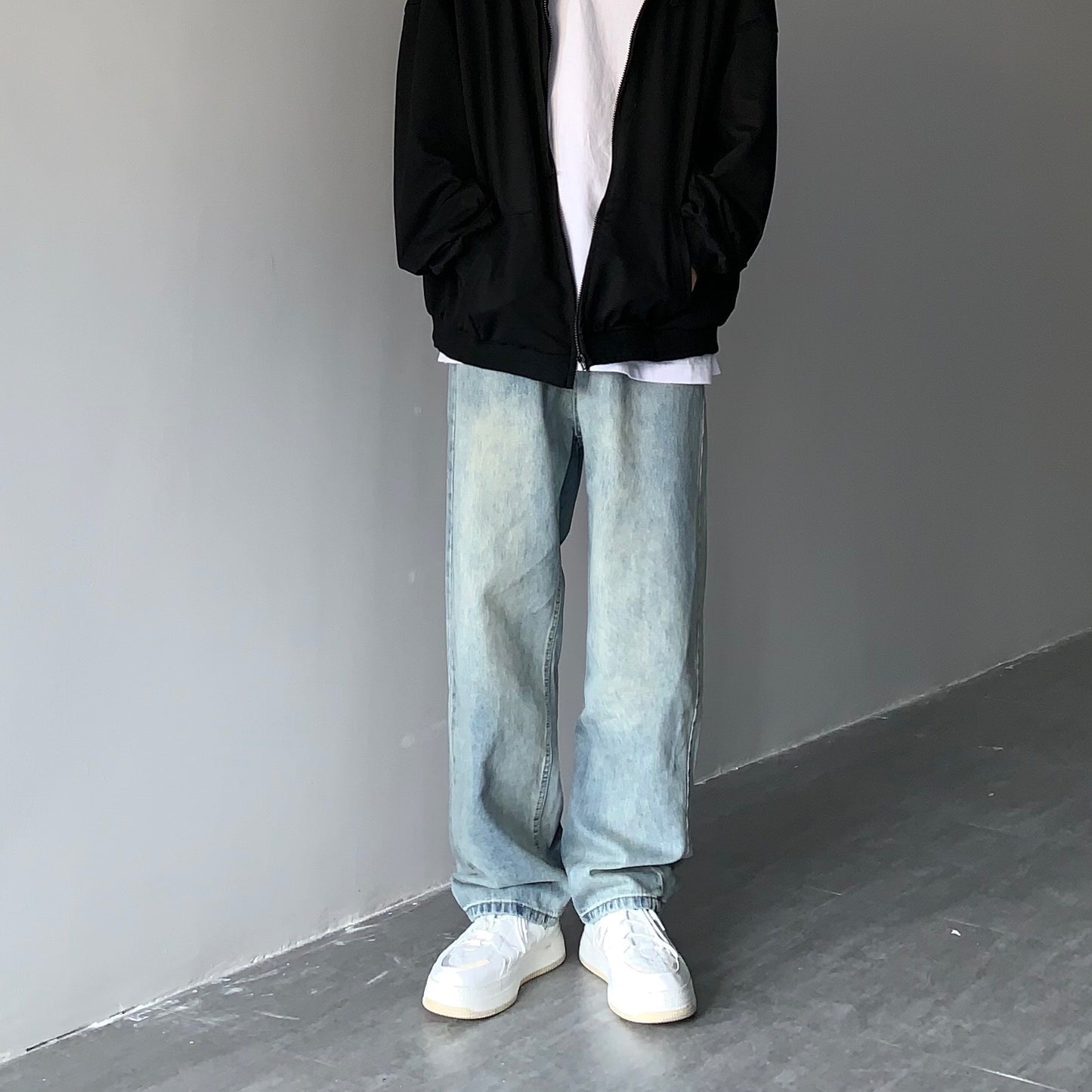 Wide-leg Jeans Men And Women