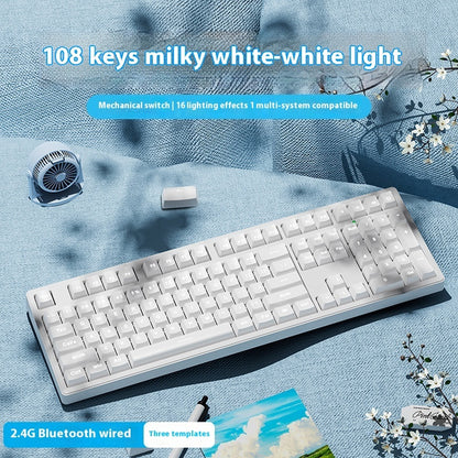 Office Game Wireless Bluetooth Three-model Mechanical Keyboard