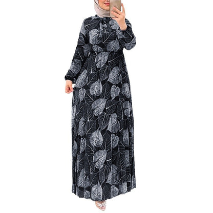 Women's Fashion Waist-controlled Muslim Dress