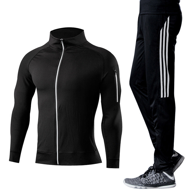 Men'S Fitness Suit Night Running Sportswear Two-Piece Suit