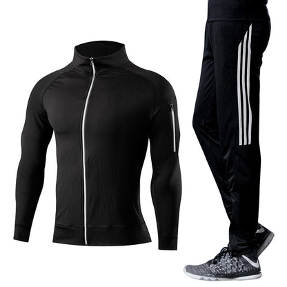 Men'S Fitness Suit Night Running Sportswear Two-Piece Suit