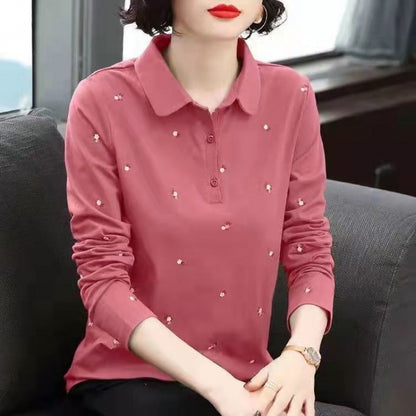 Women's Fashion Personality Polo Top