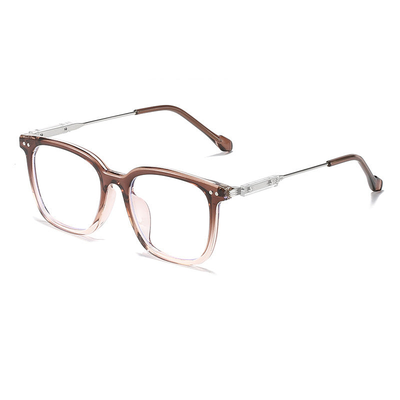 Anti-blue Light Plain Mirror TR90 Transparent Tide Glasses Stand