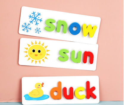 Alphabet recognition word spelling toys