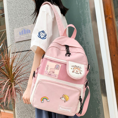 Forest schoolbag girl Korean Harajuku ulzzang