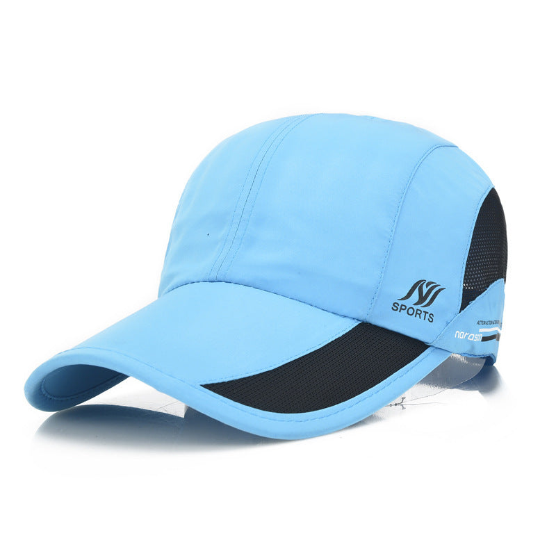 Sports and leisure waterproof mesh cap
