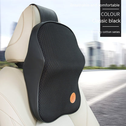 Four Seasons Universal Memory Foam Automotive Headrest Neck Pillow Lumbar Support Pillow