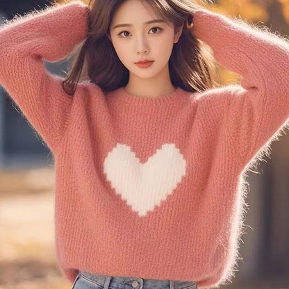 Thick Loose Long Sleeves Knitwear