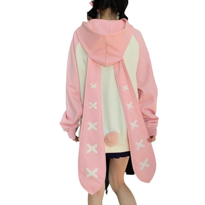 Cute Women's Autumn And Winter Casual All-match Loose Hooded Sweater