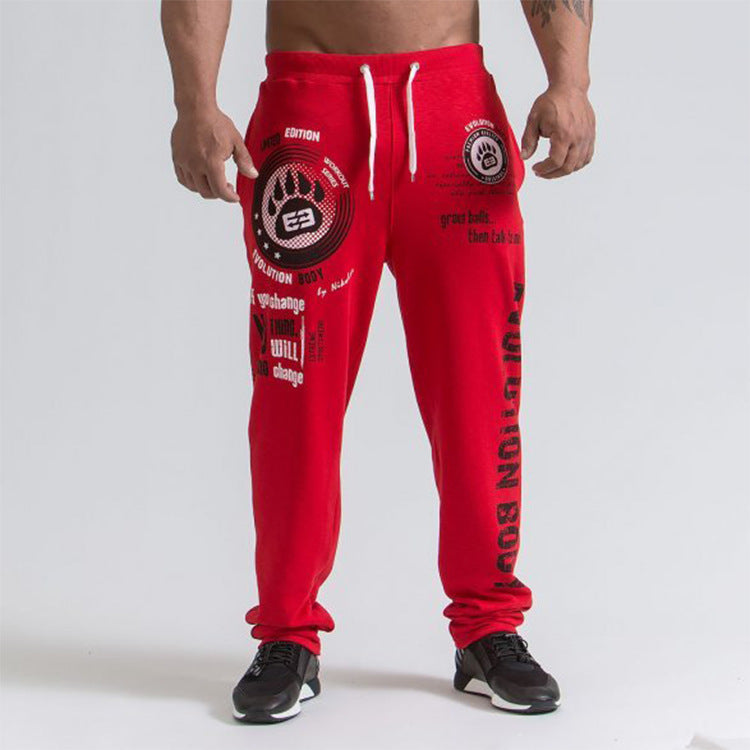 Men's Cotton Running Leisure Sports Pants