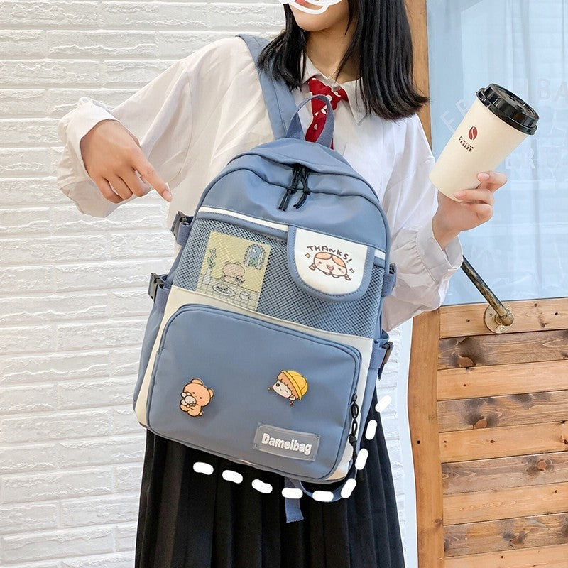 Forest schoolbag girl Korean Harajuku ulzzang