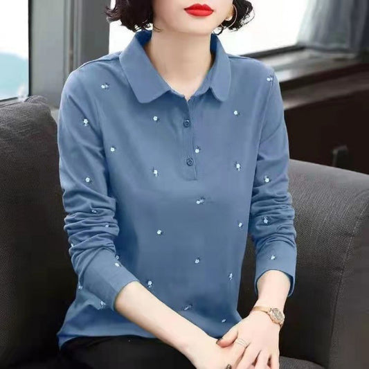 Women's Fashion Personality Polo Top