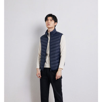 Men's Stand Collar Vest Thin