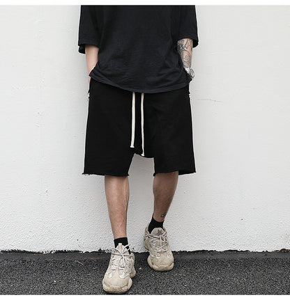 Terry Zippered Shorts