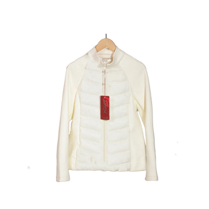 Plus Size Open Button Lightweight Down Coat