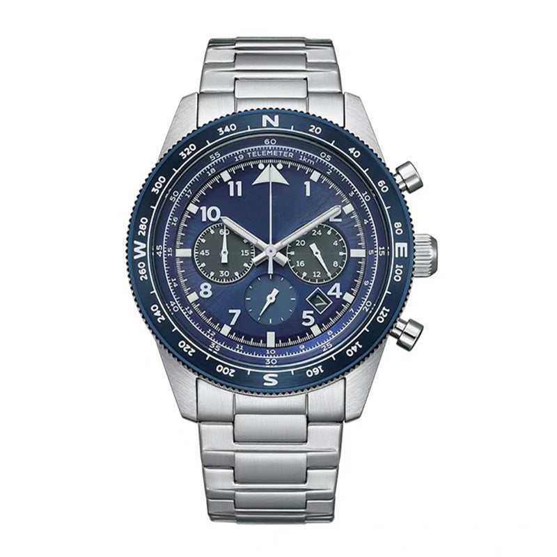 Luminous Quartz Multifunctional Six-pin Men's Watch