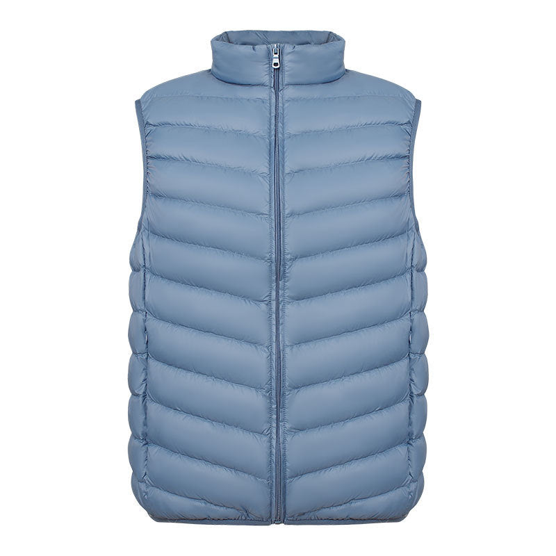 Men's Stand Collar Vest Thin