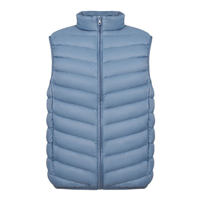 Men's Stand Collar Vest Thin