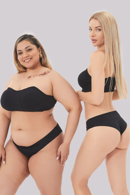 LOBBAY® - Strapless Bandeau Bra (Pack of 3)