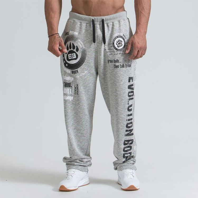 Men's Cotton Running Leisure Sports Pants