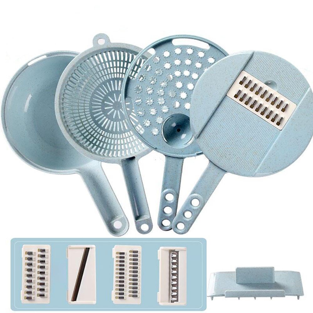 8 In 1 Mandoline Slicer Vegetable | Slicer Potato Peeler Carrot Onion Grater With Strainer | Vegetable Cutter Kitchen Accessories