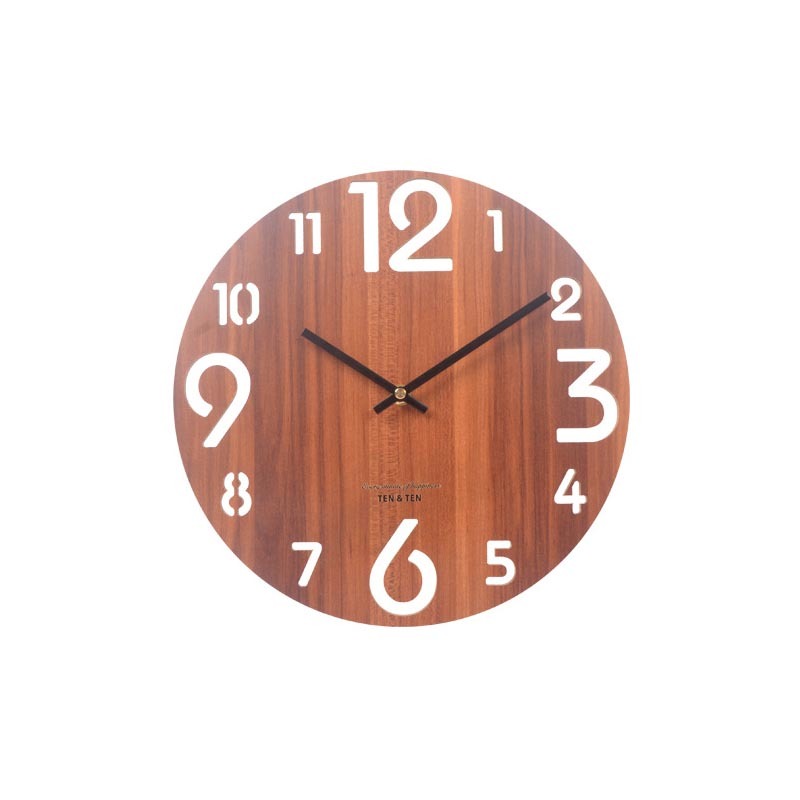 Stylish Nordic Minimalist Wooden Wall Clock
