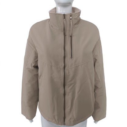 Velvet Stand Collar Cotton-padded Coat For Women