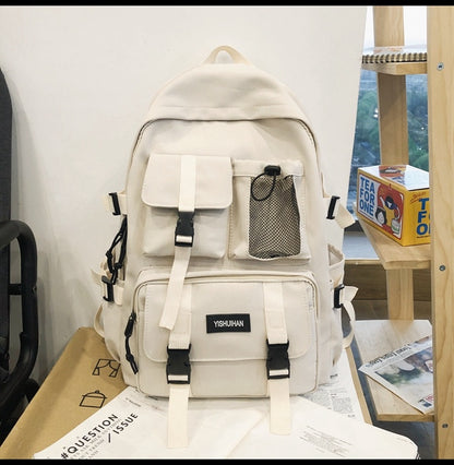 School Bag Female Korean Version Of High School Students Junior High School Students Simple Backpack