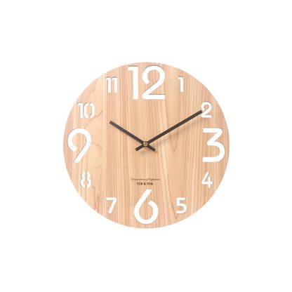 Stylish Nordic Minimalist Wooden Wall Clock