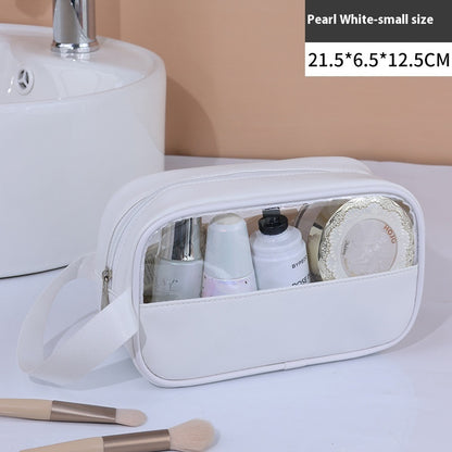 Large Capacity Cosmetic Bag Women's Transparent