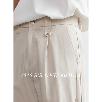 Straight Drooping Casual Pants Men's Loose Suit Pants