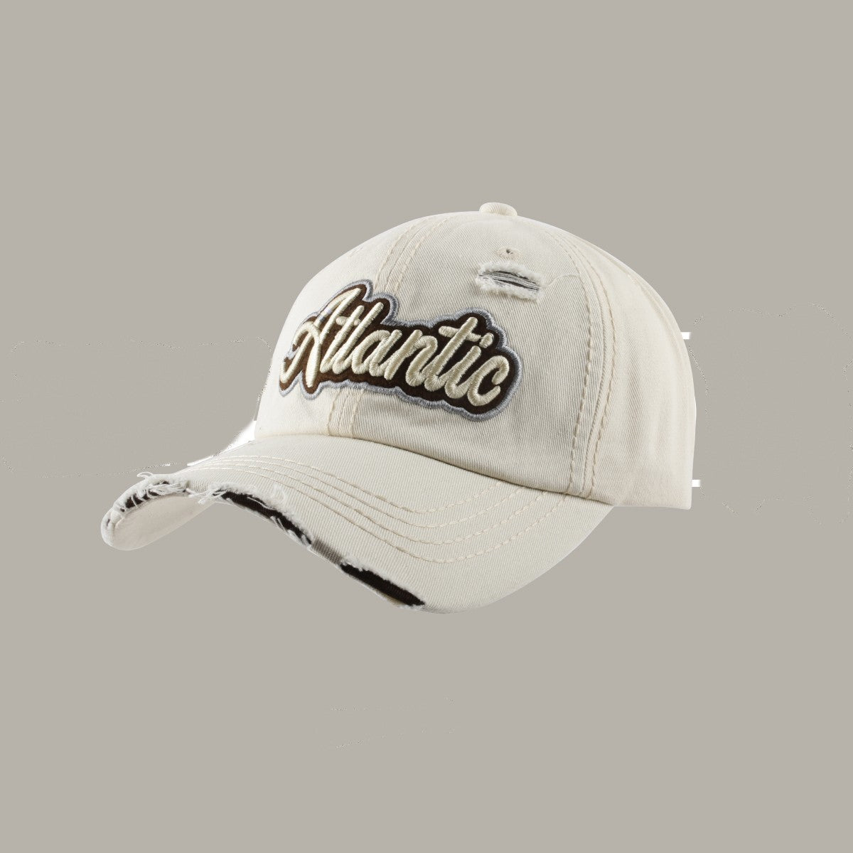 American Three-dimensional Embroidered Letter Baseball Hat