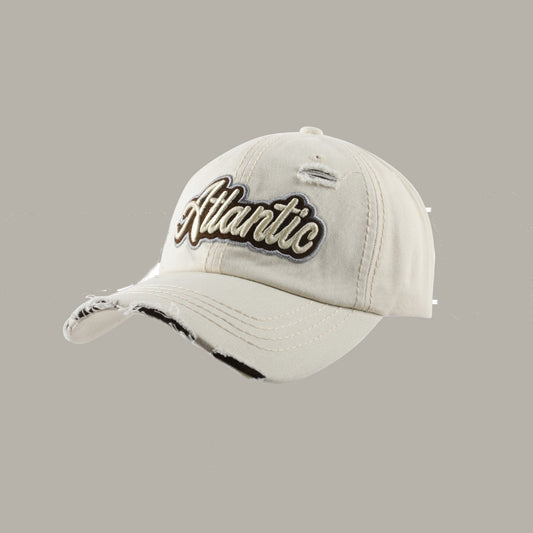 American Three-dimensional Embroidered Letter Baseball Hat