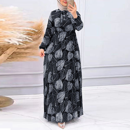 Women's Fashion Waist-controlled Muslim Dress