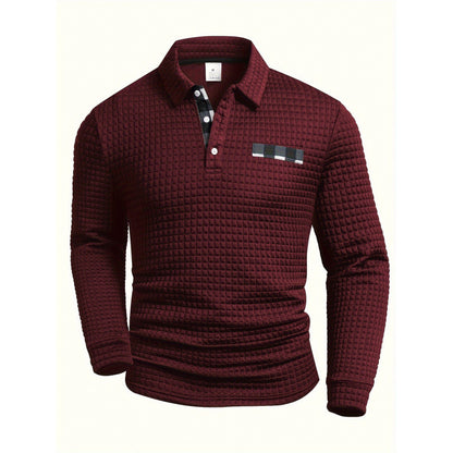 Men's Casual Solid Color Sports Polo Shirts