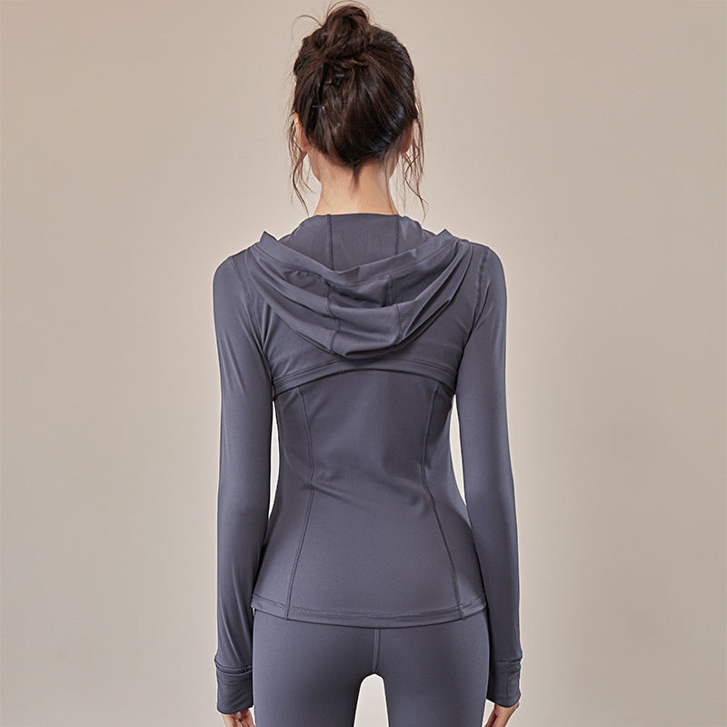 Nude Women's Hooded Sportswear Jacket