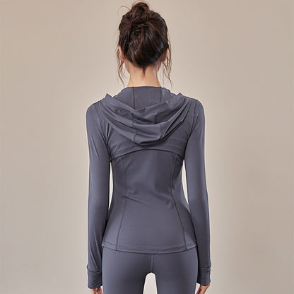 Nude Women's Hooded Sportswear Jacket