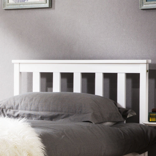 Single Bed White 3ft Solid Pine Wooden Bed Frame For Adults, Kids 190 X 90 Cm 3FT