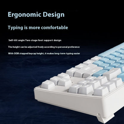 Office Game Wireless Bluetooth Three-model Mechanical Keyboard