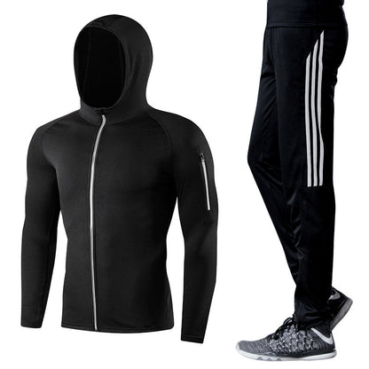 Men'S Fitness Suit Night Running Sportswear Two-Piece Suit